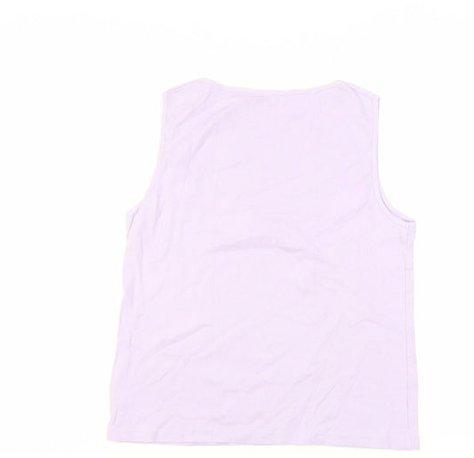 Womens UK Size 18 BHS Purple Basic Tank