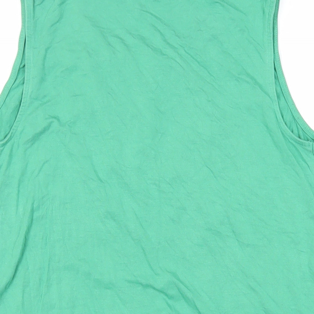 Womens UK Size S JoJo Maman Bébé Green Basic Blouse
