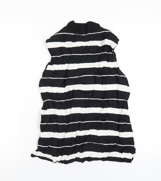 Womens UK Size XL Mango Black Basic Tank