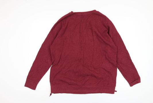 Womens UK Size M NEXT Red Pullover Sweatshirt