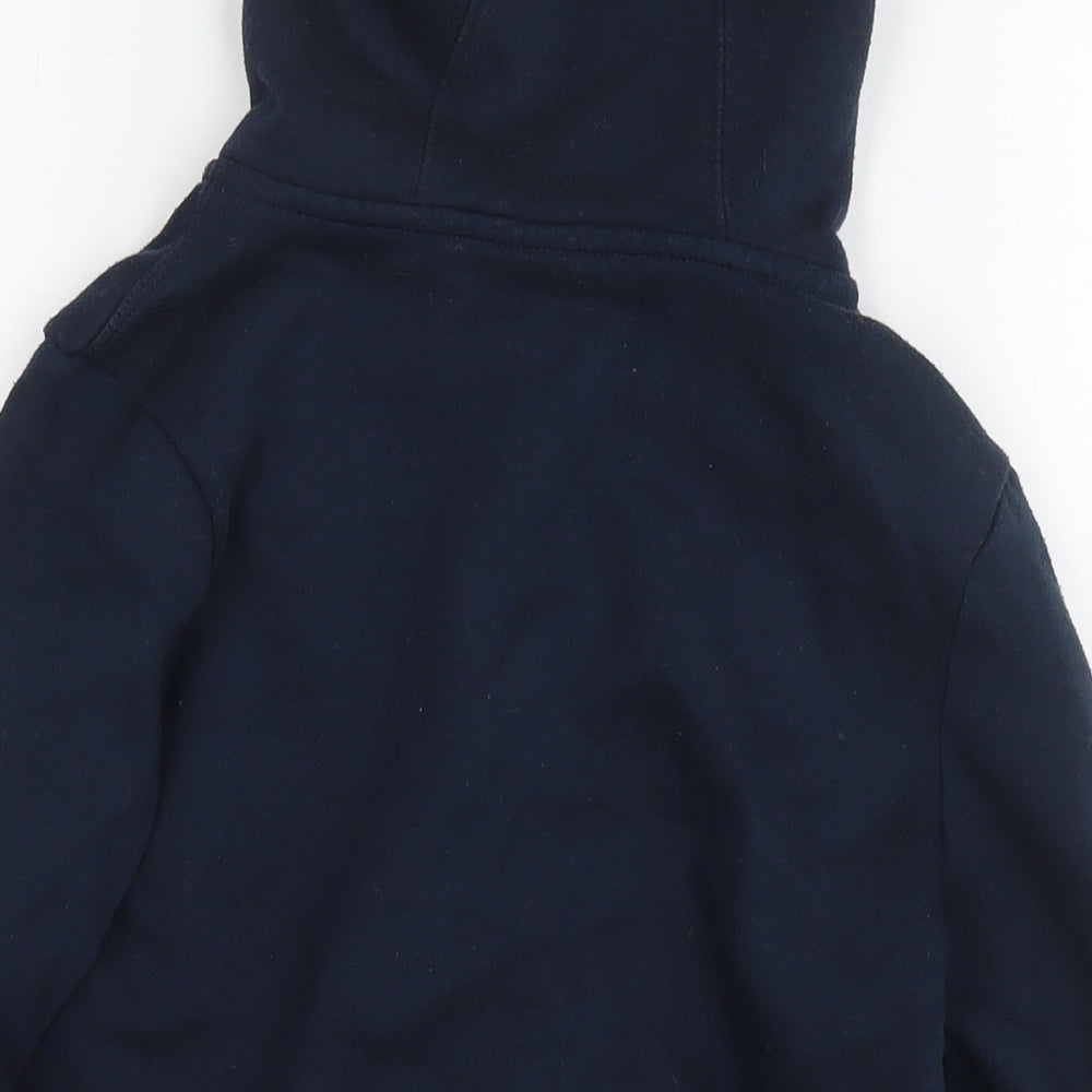 Slazenger Boys Blue Cotton Full Zip Hoodie Size 9-10 Years Zip