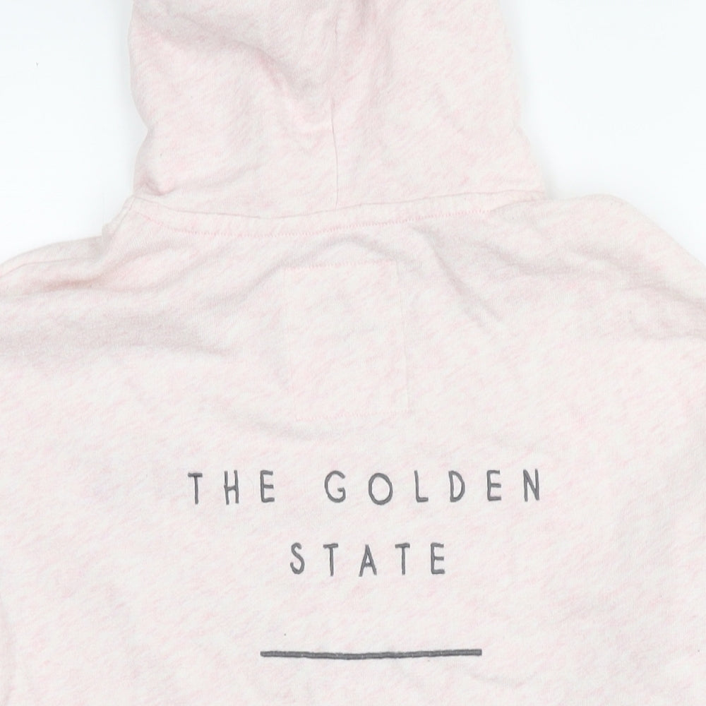 Hollister Womens Pink Cotton Pullover Hoodie Size S Pullover - Logo