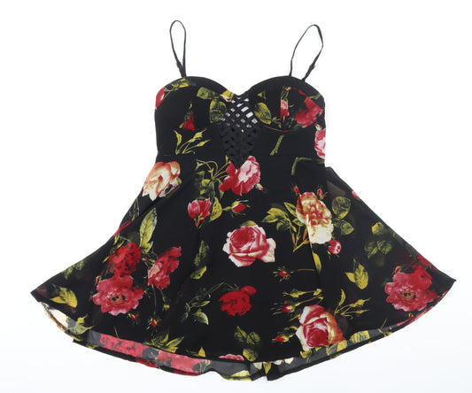 Womens UK Size 10 New Look Multicoloured Camisole Blouse