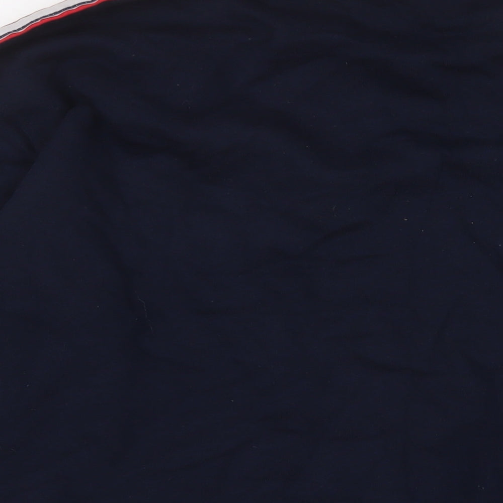 US Athletic Mens Blue Cotton Pullover Sweatshirt Size M - Logo, Embroidered