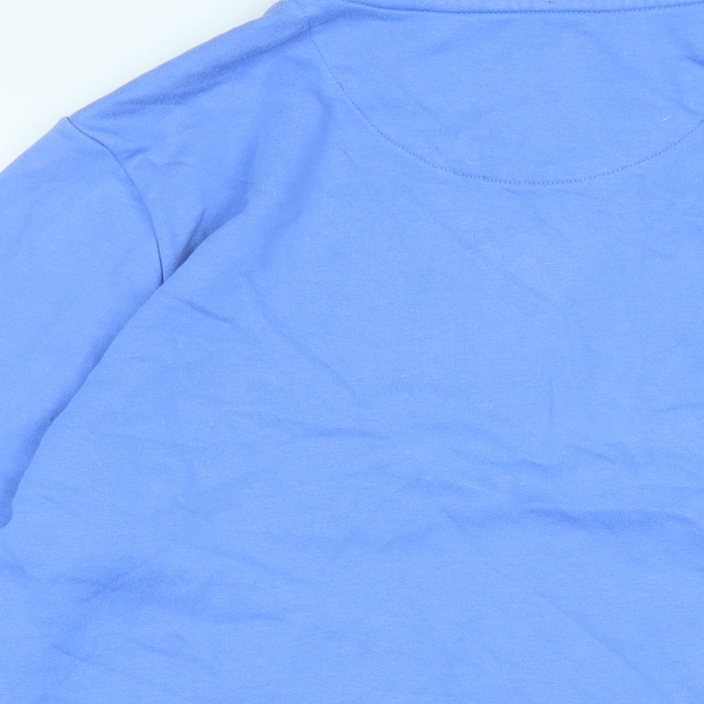 Womens UK Size XL Lands End Blue Pullover Sweatshirt