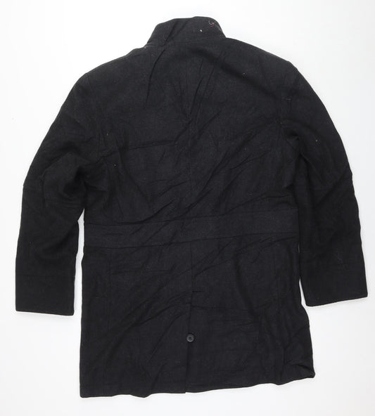 Mens UK Size M John Richmond Grey Overcoat