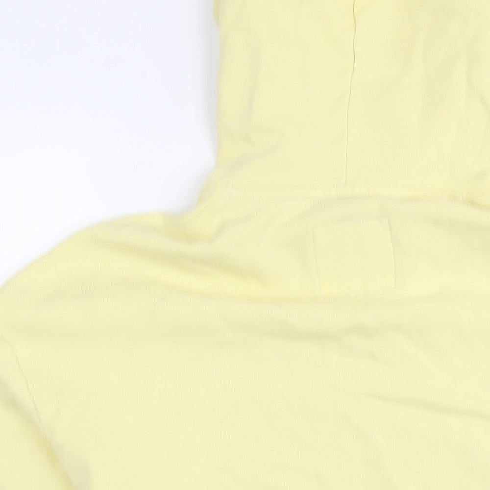 Hollister Womens Yellow Cotton Pullover Sweatshirt Size S Pullover