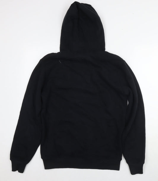 ellesse Womens Black Cotton Pullover Sweatshirt Size 10 Pullover - Logo