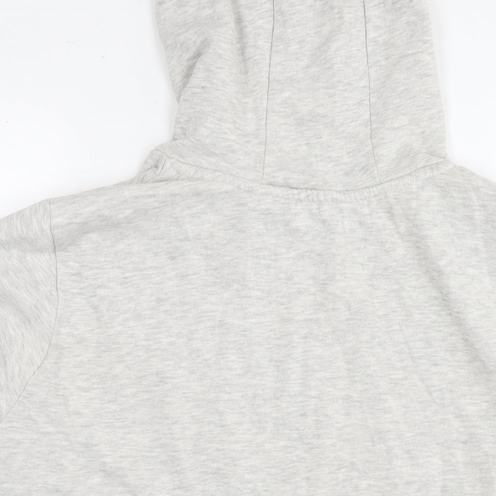 Brave Soul Womens Grey Cotton Pullover Hoodie Size L Pullover