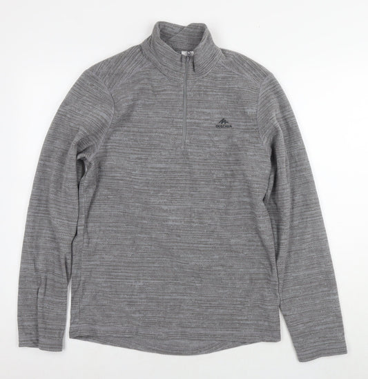 Womens UK Size M Quechua Grey Pullover Sweatshirt