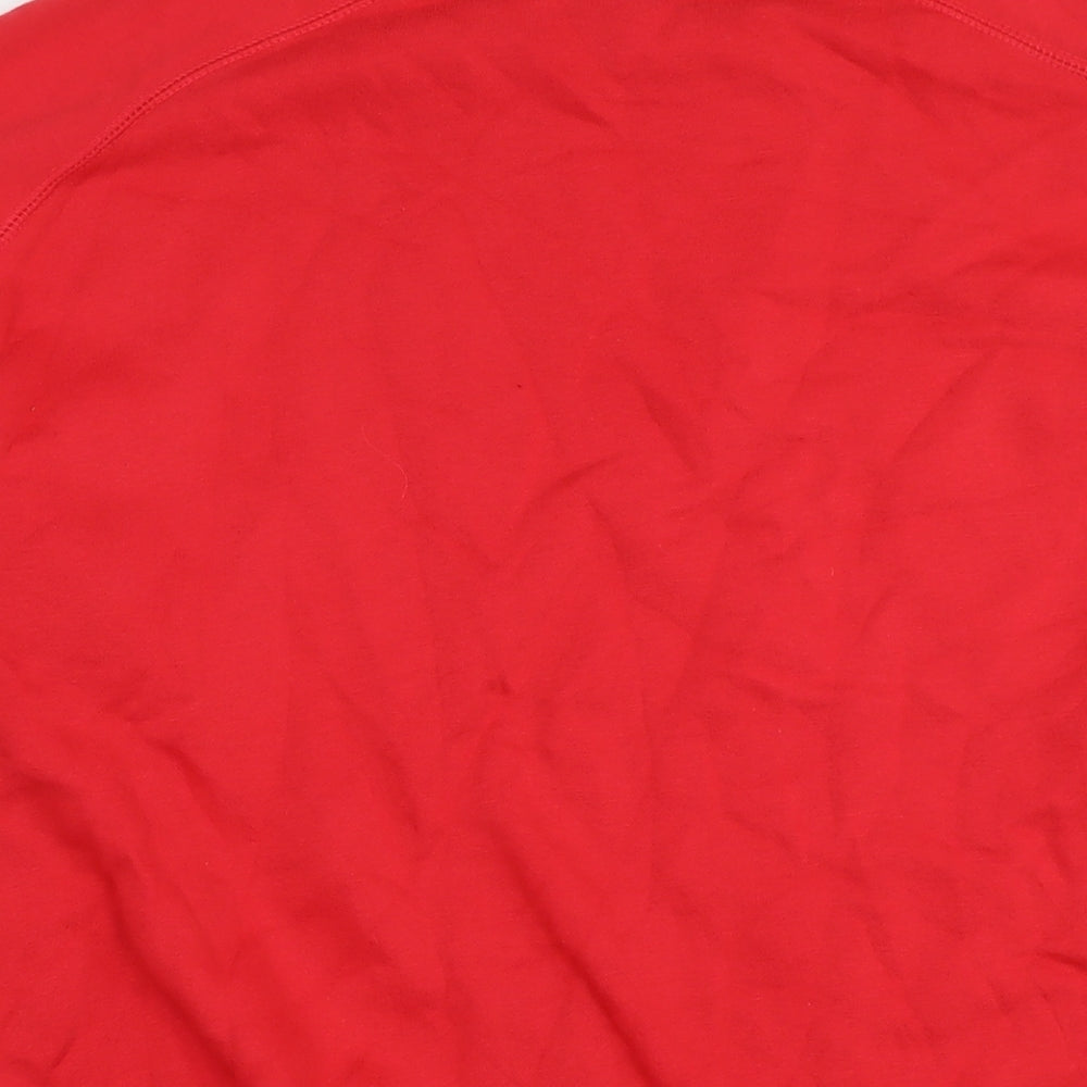 Knight Apparel Mens Red Cotton Pullover Sweatshirt Size L - New Mexico