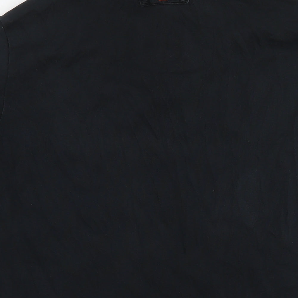 Mens UK Size M Boss Black Pullover Hoodie