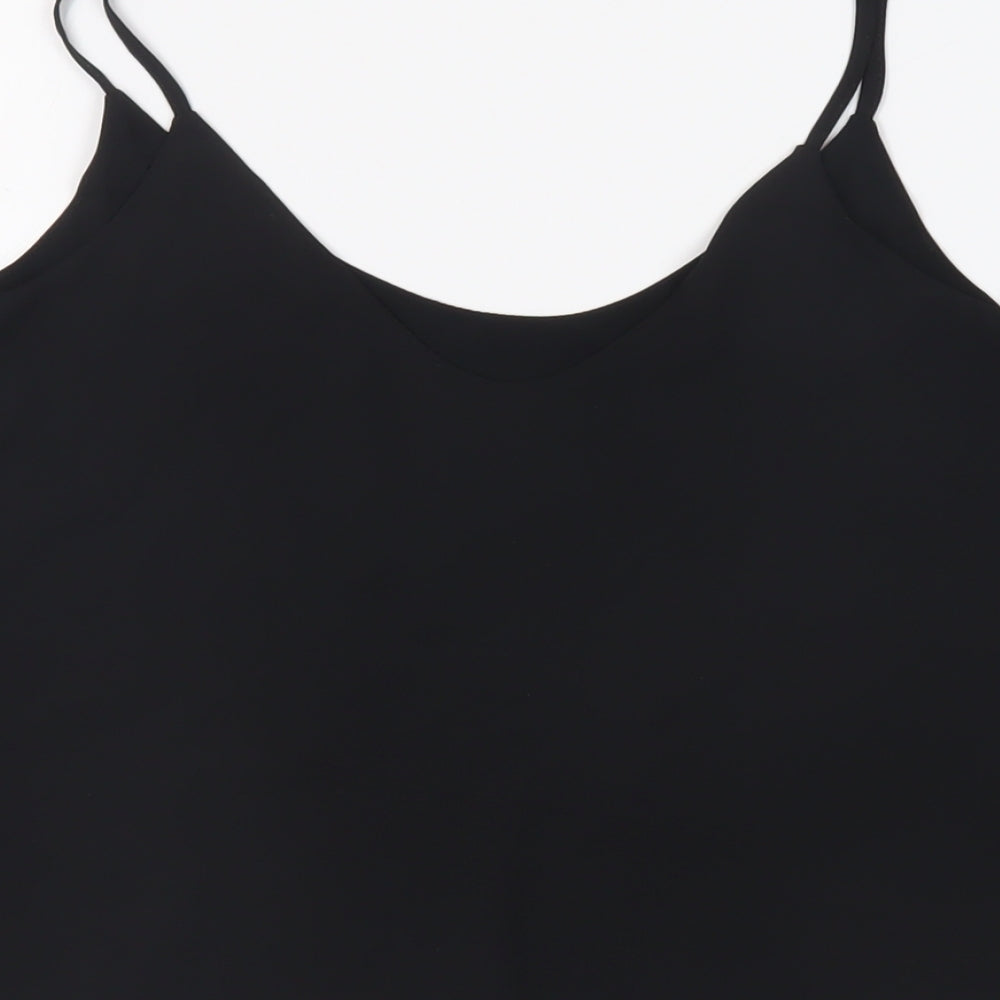 Womens UK Size 10 River Island Black Camisole Tank
