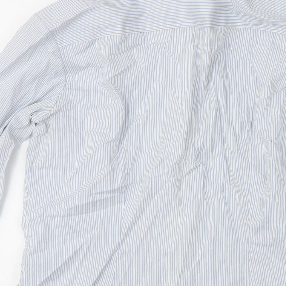 Womens UK Size 8 H&M Blue Basic Blouse