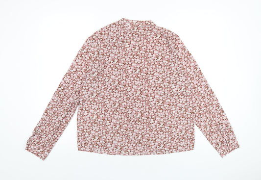 Womens UK Size 12 VILA Pink Basic Blouse