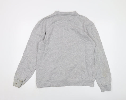 Mens UK Size S Henleys Grey Pullover Sweatshirt