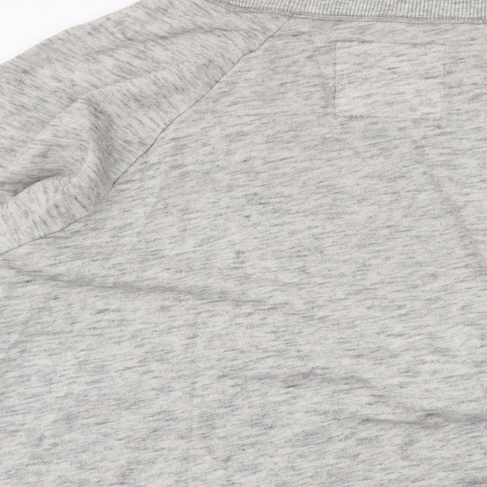 Hollister Womens Grey Cotton Pullover Sweatshirt Size L Pullover