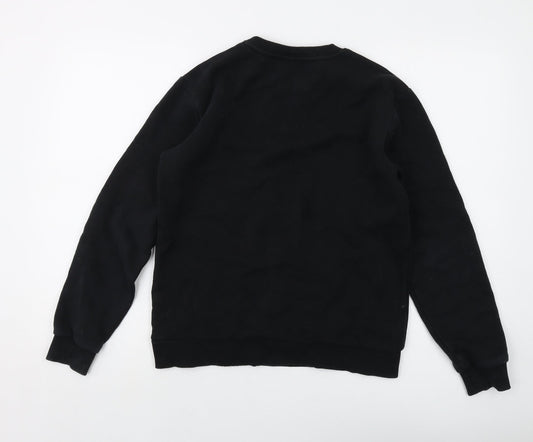 Womens UK Size XS MP Black Pullover Sweatshirt