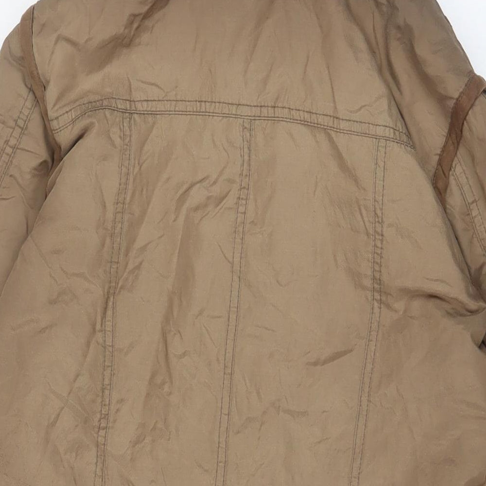 RJR.John Rocha Womens Brown Jacket Coat Size 10 Zip