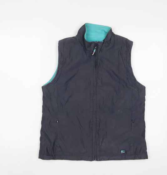 Womens UK Size 12 Maine Blue Gilet