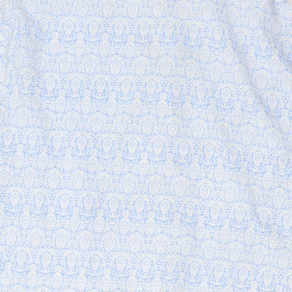Womens UK Size 18 Honor Millburn Blue Button-Up