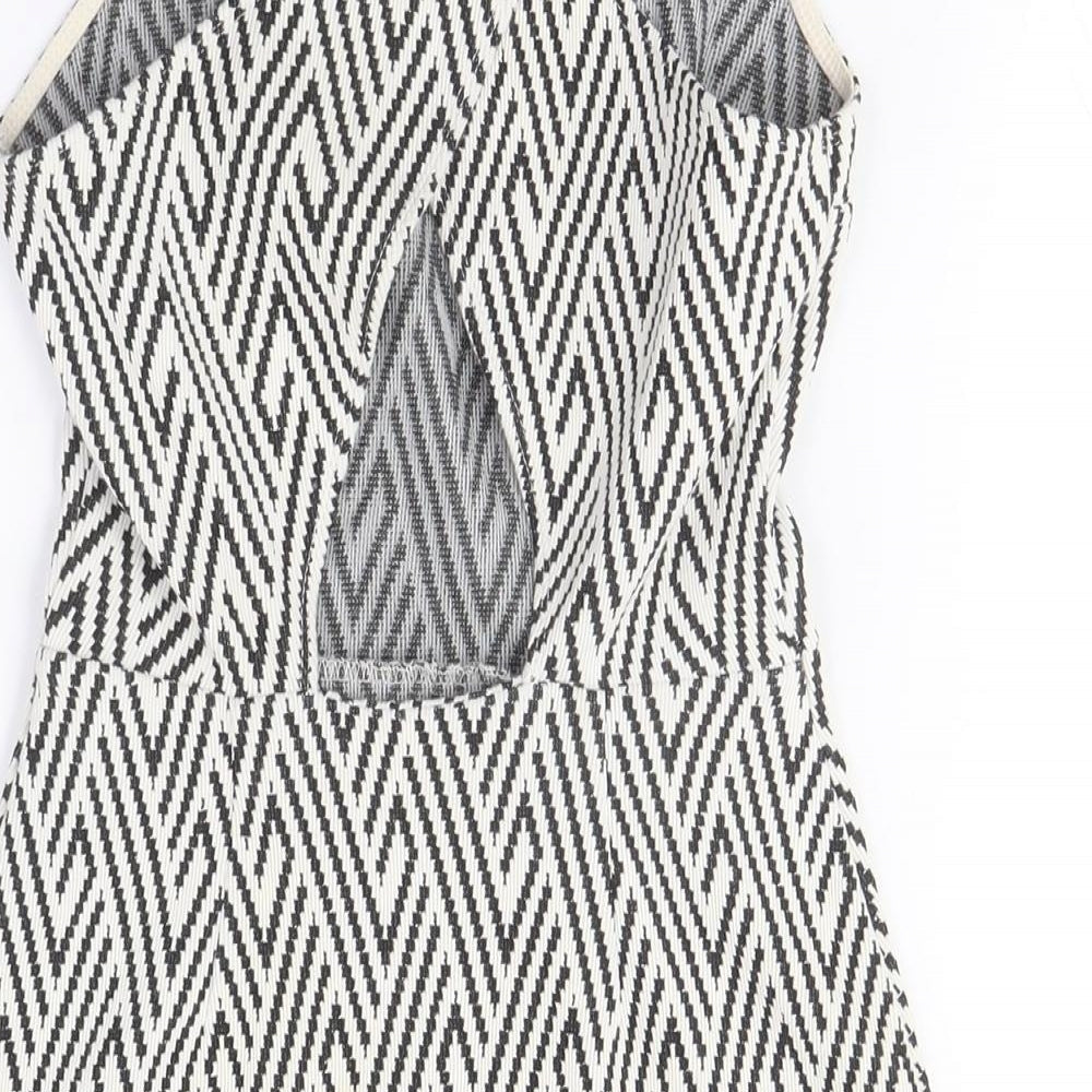 Milly Women's Geometric Skater Dress S