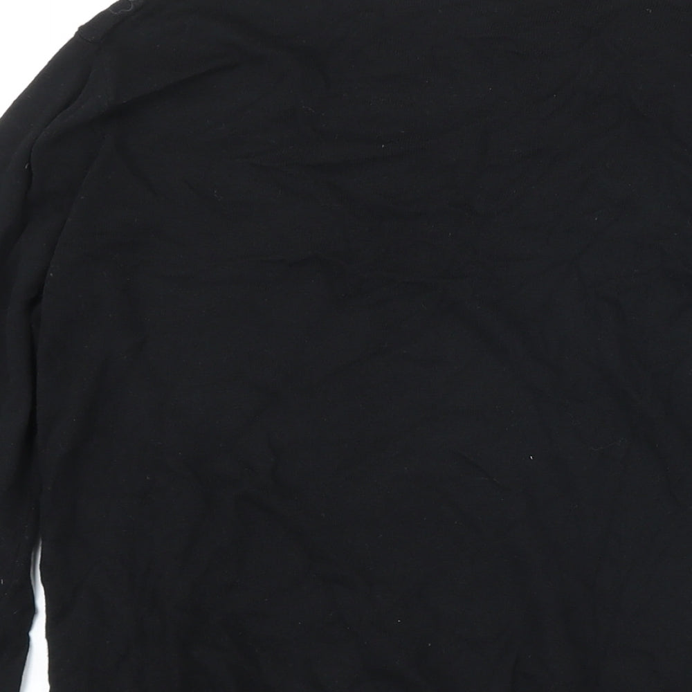Womens UK Size 14 Warehouse Black Pullover Jumper