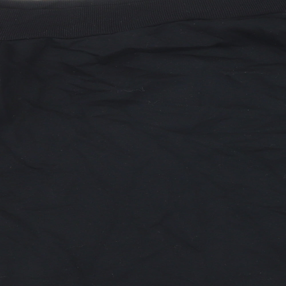 Lipsy Womens Black Polyester Pullover Sweatshirt Size S