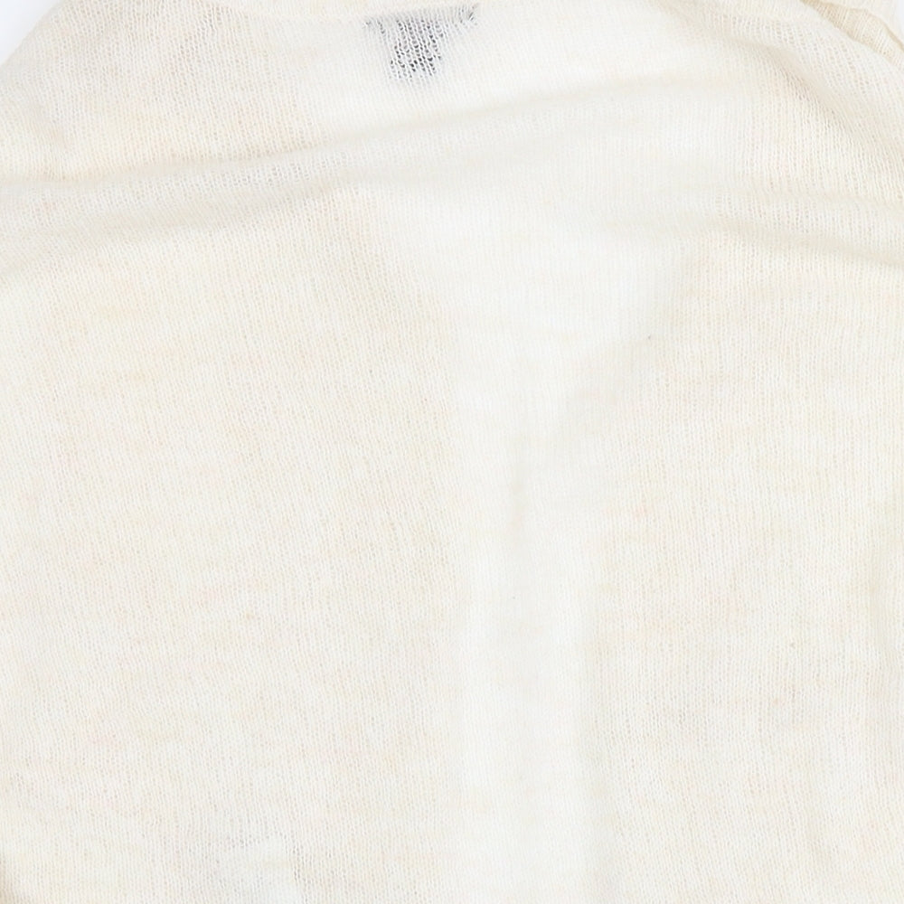Womens UK Size M H&M White Cape Jumper