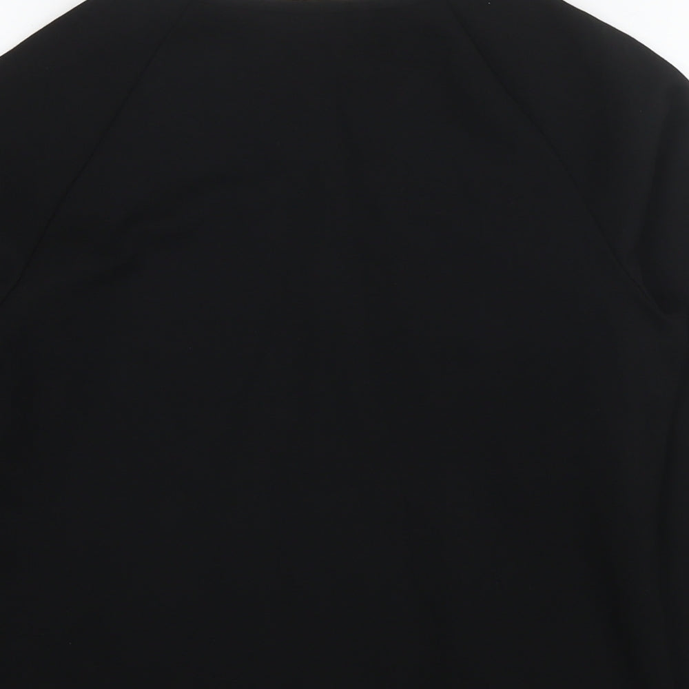 Womens UK Size M H&M Black Basic Blouse