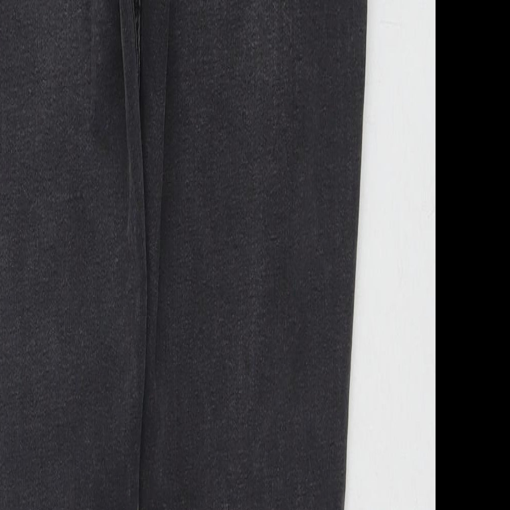 Denim & Co. Womens Grey Cotton Skinny Jeans Size 16 L27 in Regular Zip