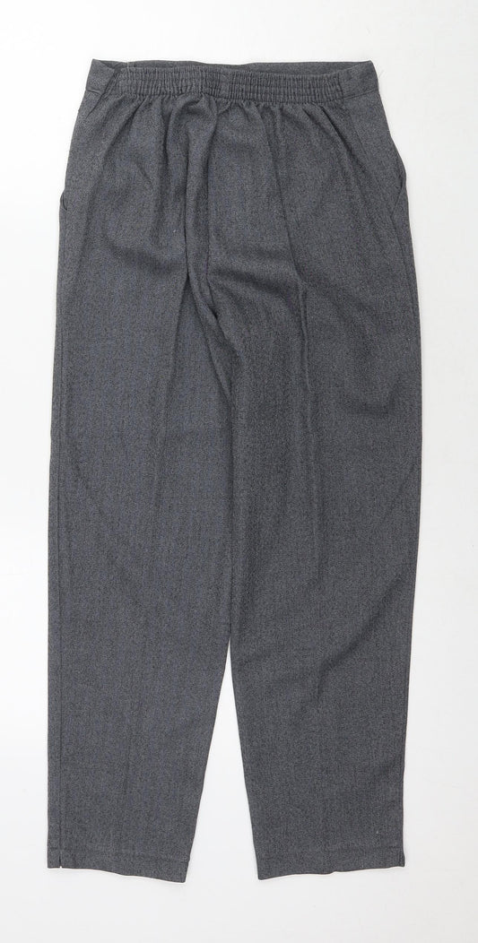 Womens UK Size 10 Emma Regular Fit Grey Trousers
