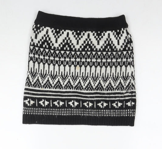Womens UK Size 8 Miss Selfridge A-Line Knit Skirt