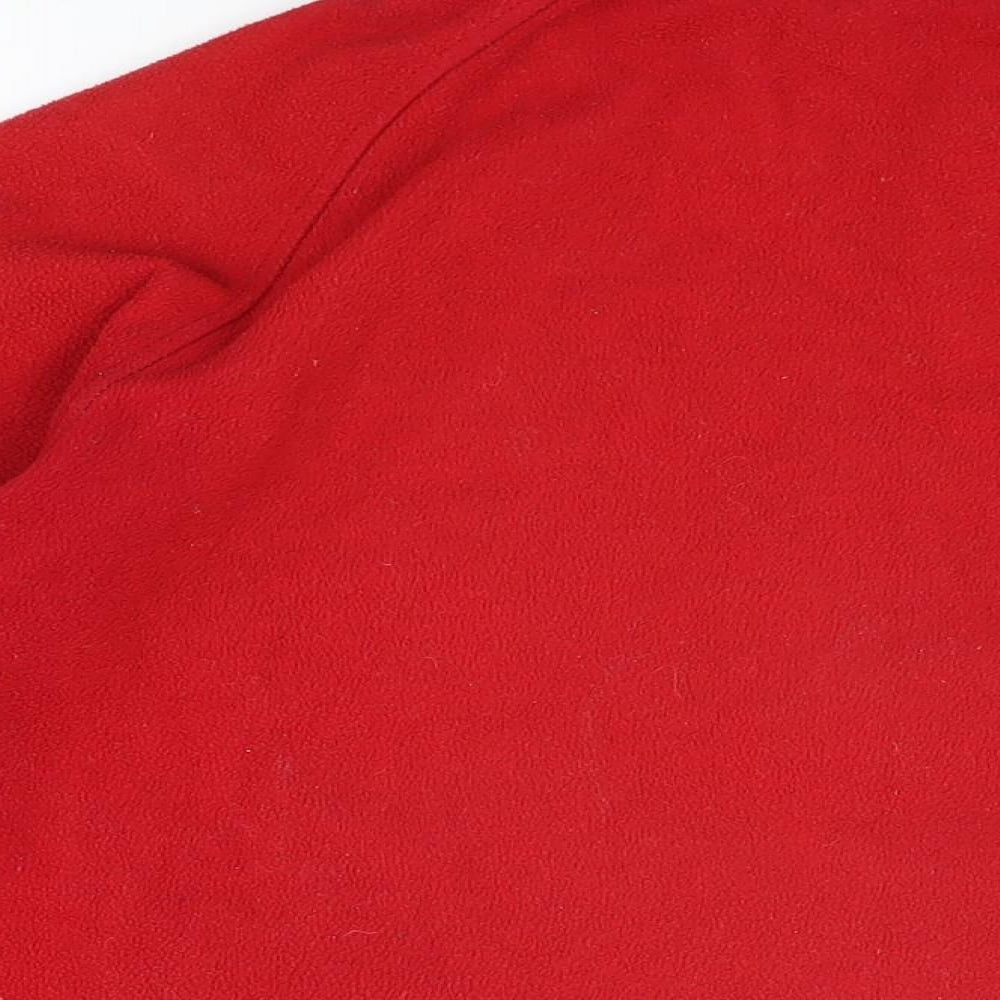 Womens UK Size S Hi Gear Red Full Zip Sweatshirt