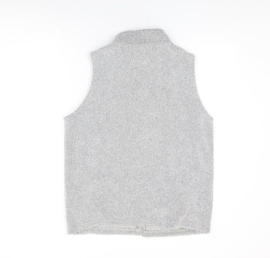 EWM Womens Grey Gilet Jacket Size 14 Zip