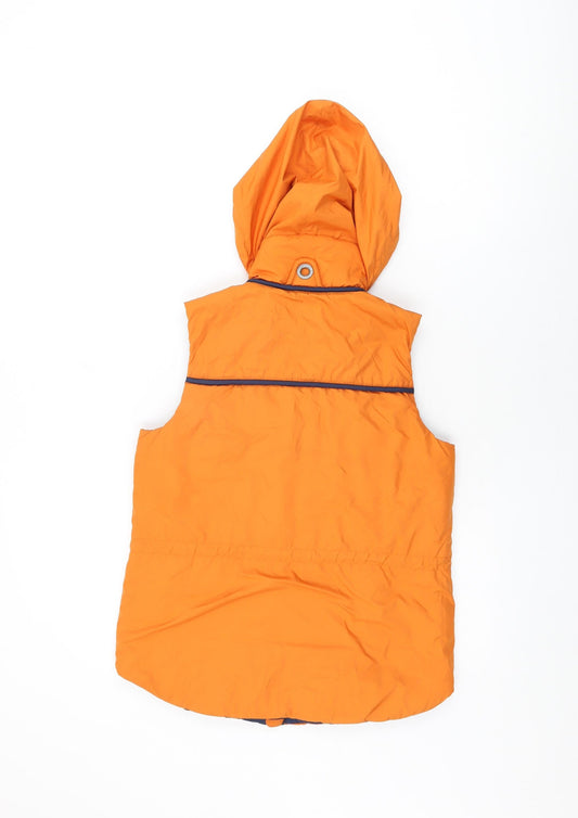 Womens UK Size XS Nautica Orange Gilet