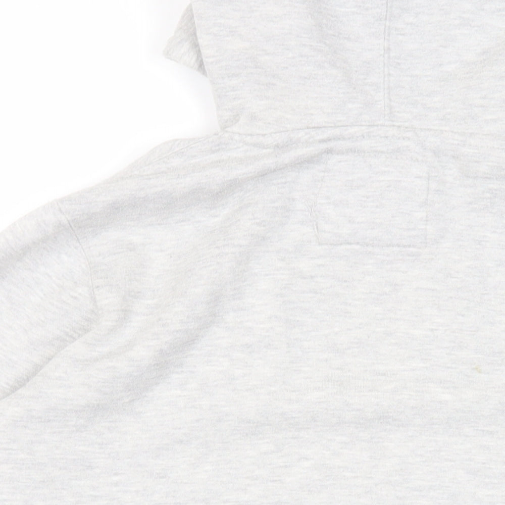 Mens UK Size S Pull&Bear Grey Pullover Hoodie