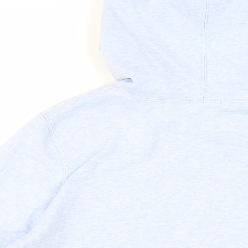 Gap Womens Blue Cotton Pullover Hoodie Size XL Pullover - Logo Pockets