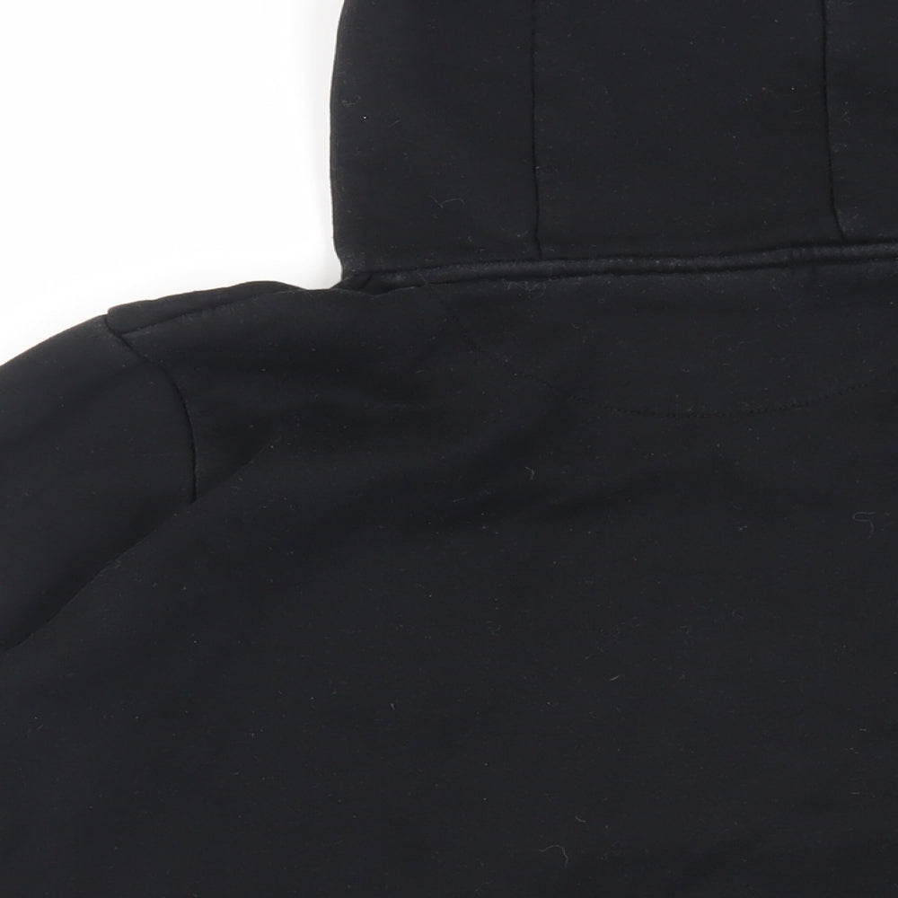 Supply & Demand Co. Boys Black Cotton Pullover Hoodie Size 13-14 Years Pullover - Logo