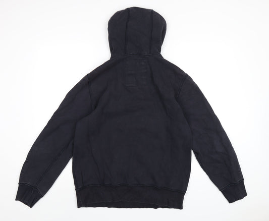 Mens UK Size M NEXT Blue Pullover Hoodie