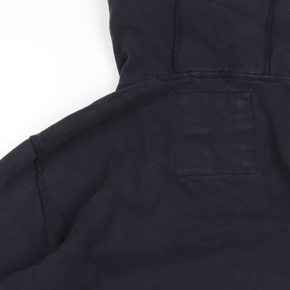 Mens UK Size M NEXT Blue Pullover Hoodie