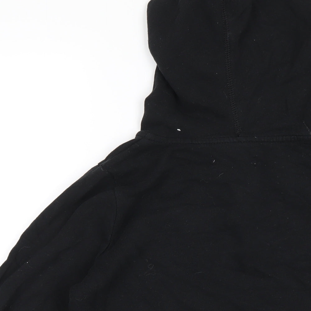 Hollister Womens Black Cotton Pullover Hoodie Size XS Pullover