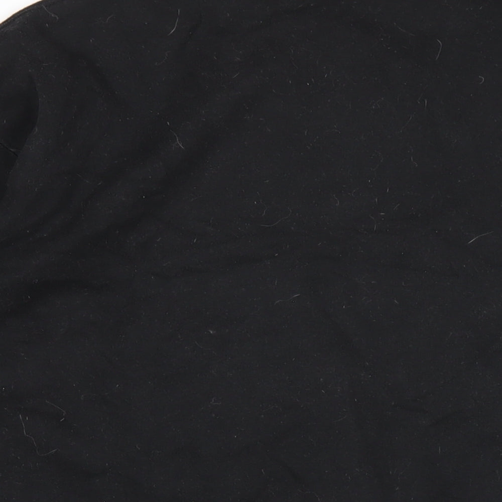 Mens UK Size S Boohoo Black Pullover Sweatshirt