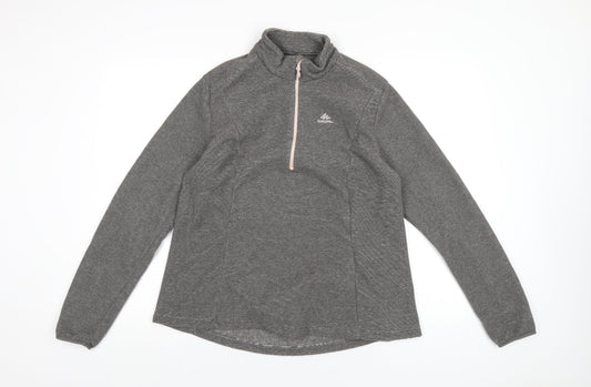 Womens UK Size L Quechua Grey Pullover Sweatshirt