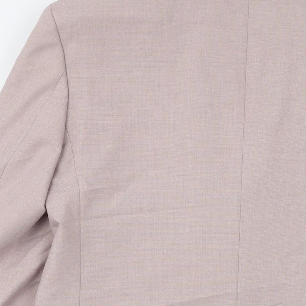 Mens UK Size 36 Marks and Spencer Regular Pink Suit Jacket