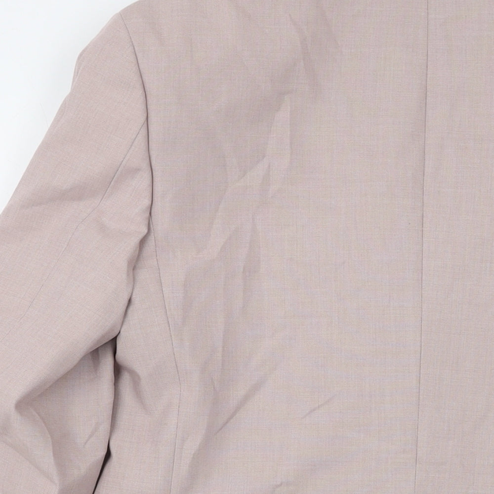 Mens UK Size 36 Marks and Spencer Regular Pink Suit Jacket