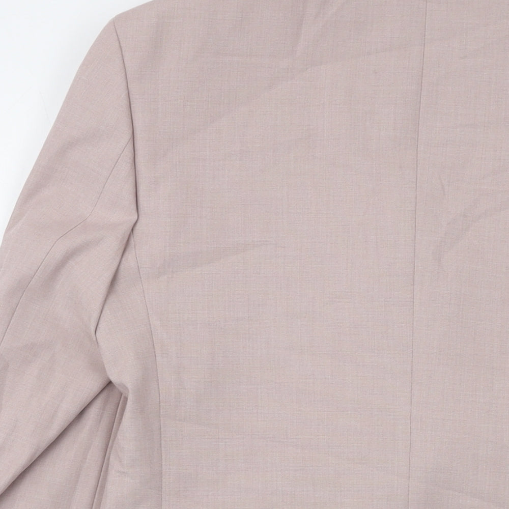Mens UK Size 36 Marks and Spencer Regular Pink Suit Jacket