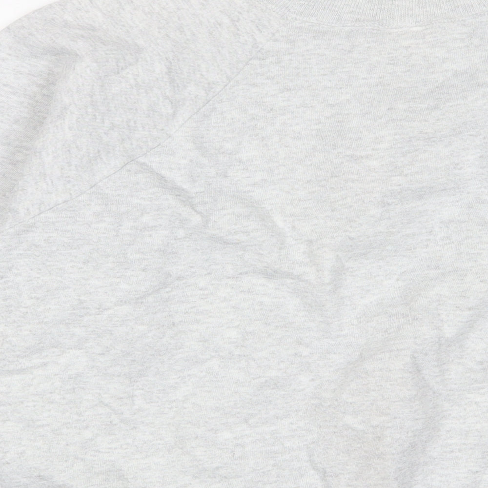 Hanes Herway Womens Grey Cotton Pullover Sweatshirt Size L Pullover - Christmas