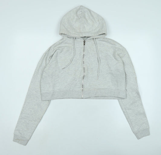 Womens UK Size 16 PRETTYLITTLETHING Grey Jacket