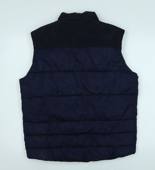 Mens UK Size L Origional denim Blue Gilet